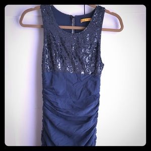 Alice & Olivia blue cocktail dress